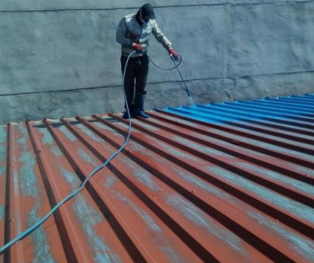 威海我们是专业的大型桥梁与罐体喷涂施工队